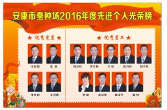 市蠶種場(chǎng)2016年度光榮榜